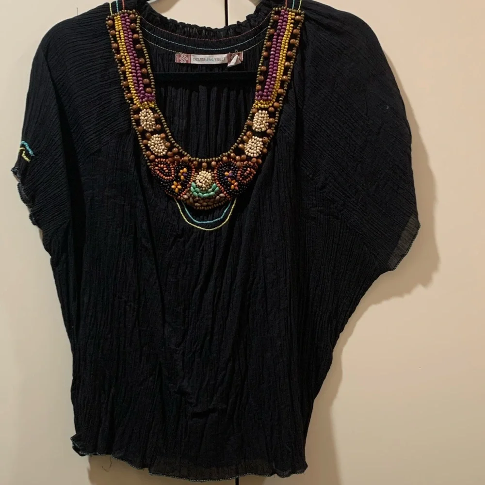 Chelsea & Violet 🍒 boho Blouse - Picture 1 of 9